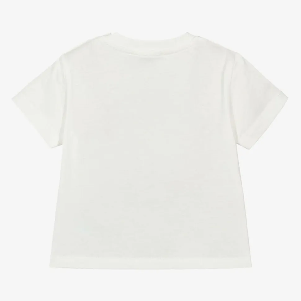 Ivory Cotton Teddy Bear Baby T-Shirt