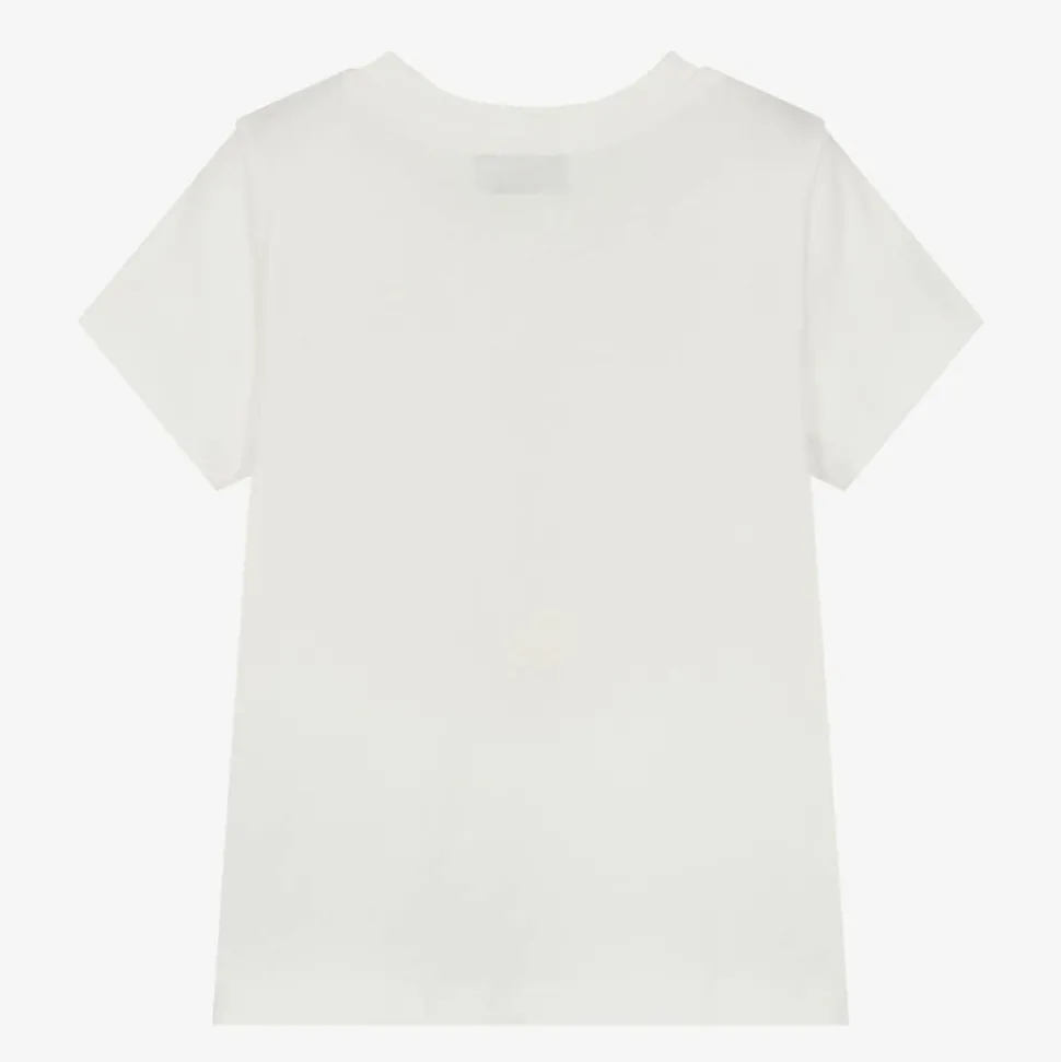 Ivory Cotton Teddy Bear T-Shirt