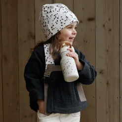 Ivory Dalmatian Dots Water Bottle (16cm)