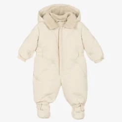 Ivory Down Padded Baby EKD Snowsuit