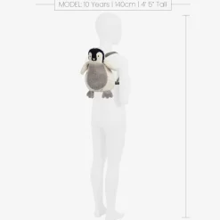 Ivory Fleece Penguin Backpack (30cm)