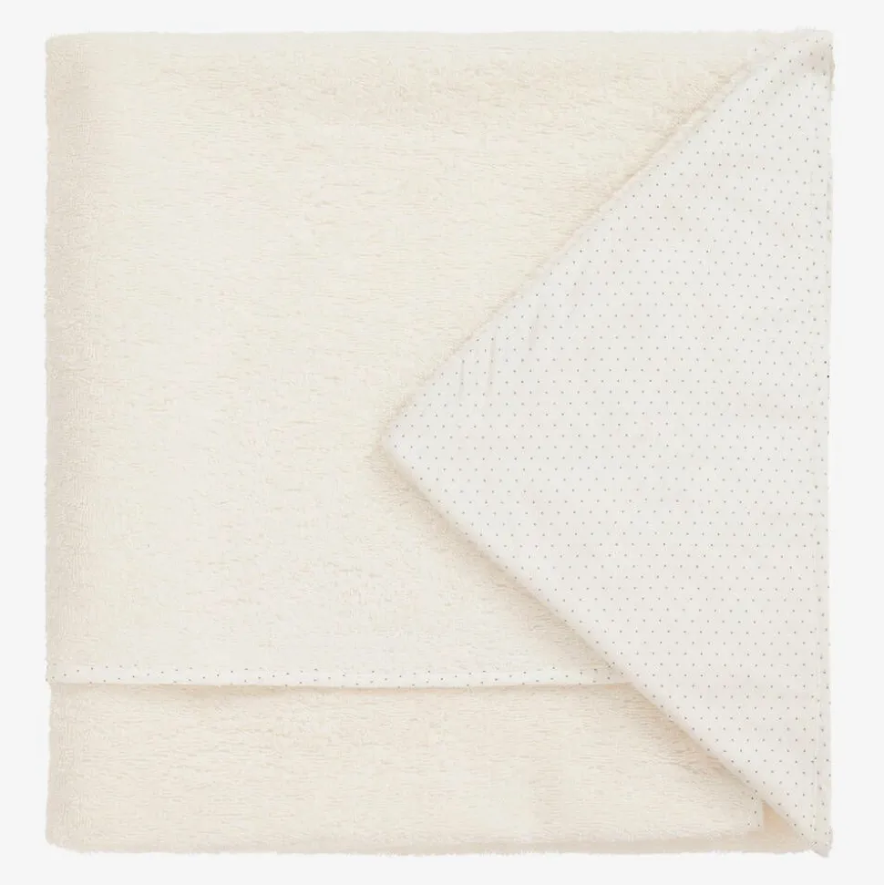 Ivory Hooded Cotton Baby Towel (92cm)