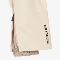 Ivory Padded Ski Salopettes