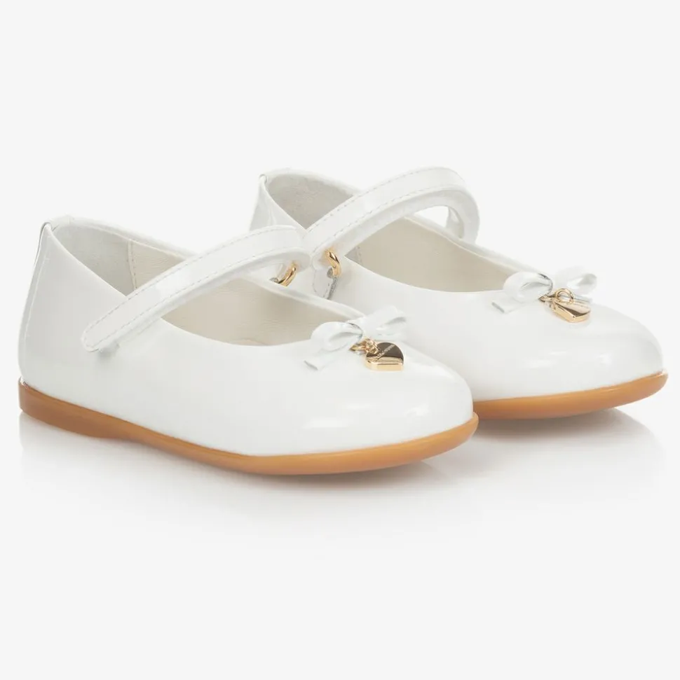 Ivory Patent Leather Shoes