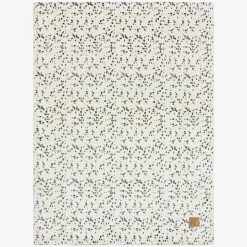 Ivory Plush Dalmation Print Blanket (98cm)