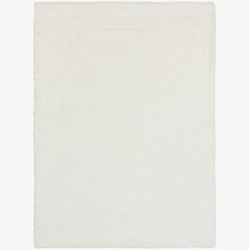 Ivory Plush Dalmation Print Blanket (98cm)