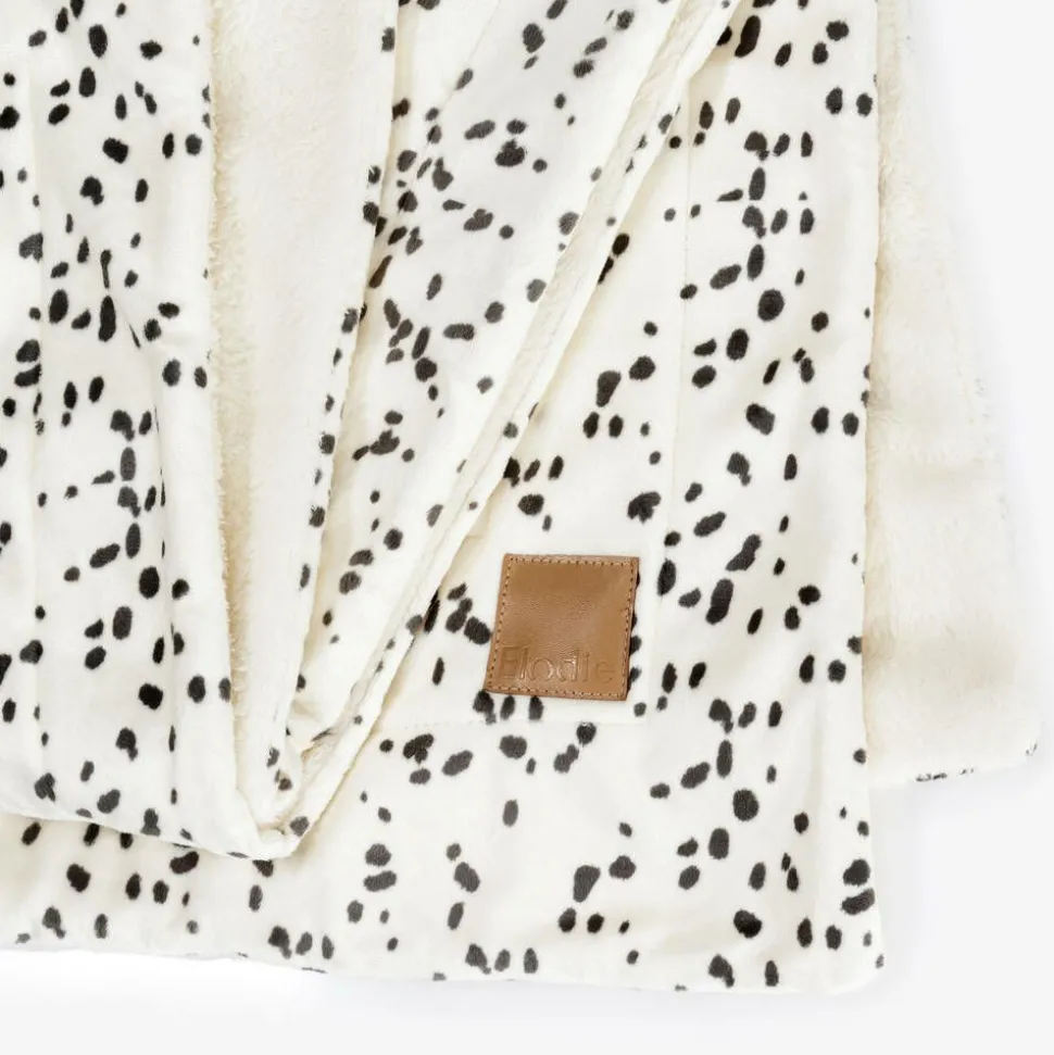 Ivory Plush Dalmation Print Blanket (98cm)