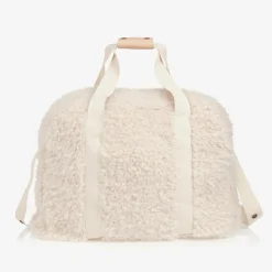 Ivory Sherpa Fleece Changing Bag (48cm)