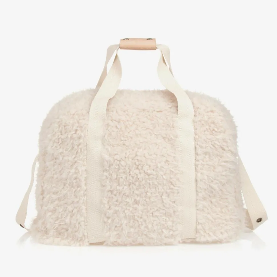 Ivory Sherpa Fleece Changing Bag (48cm)
