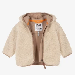 Ivory Sherpa Fleece Jacket