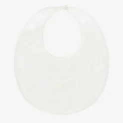 Ivory Silk Embroidered Bib