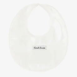 Ivory Silk Embroidered Bib