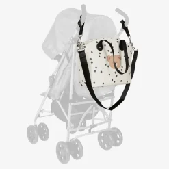 Ivory Spotted Baby Changing Bag (50cm)