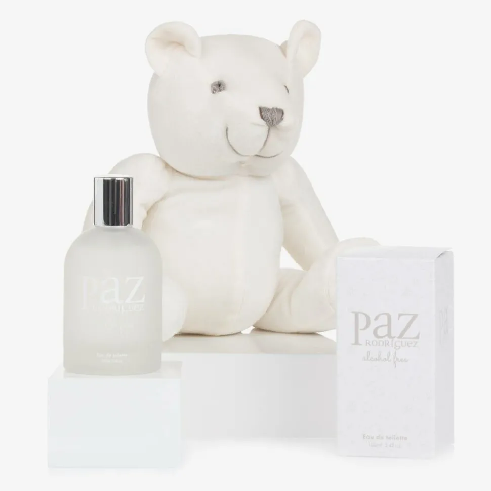 Ivory Teddy Bear & Eau de Toilette Baby Gift Set