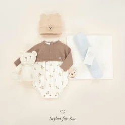 Ivory Teddy Bear & Eau de Toilette Baby Gift Set