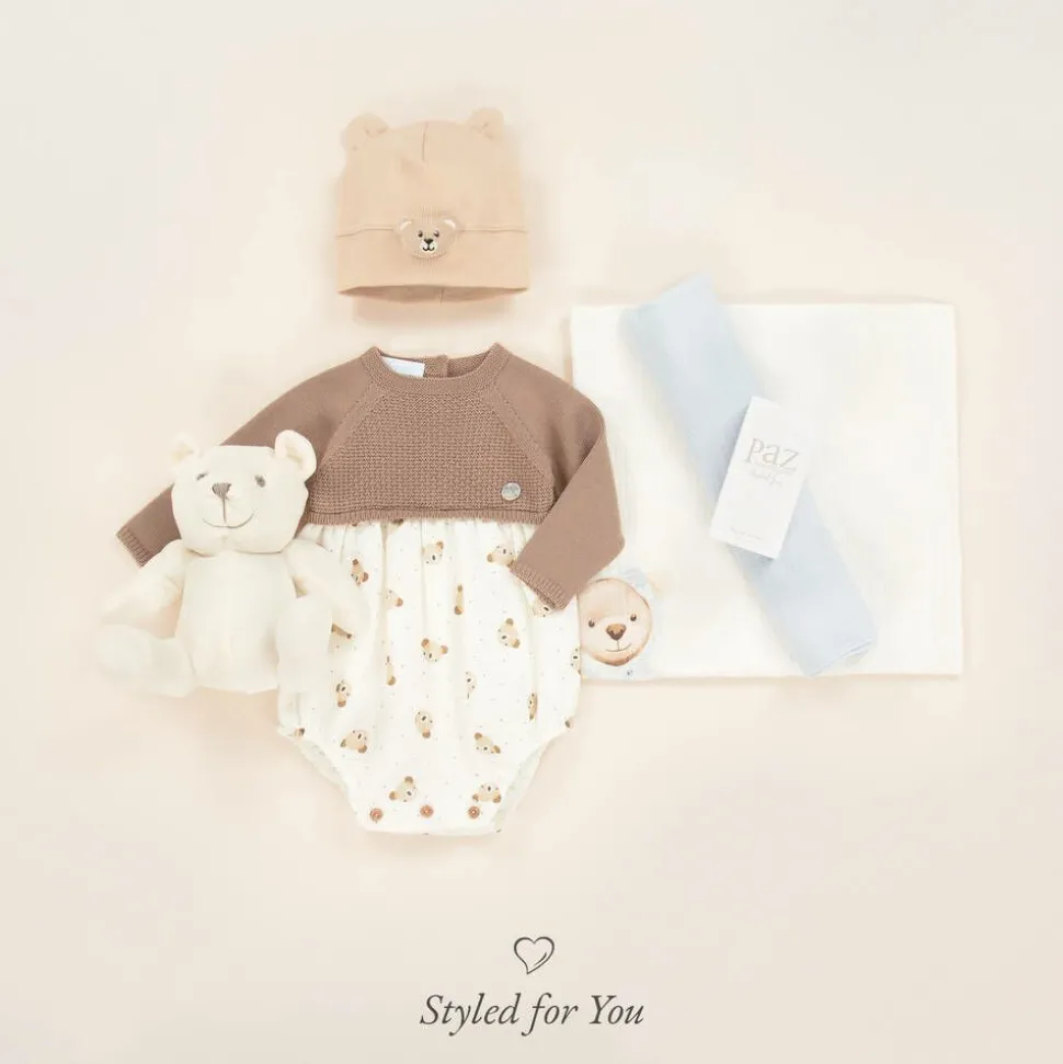 Ivory Teddy Bear & Eau de Toilette Baby Gift Set