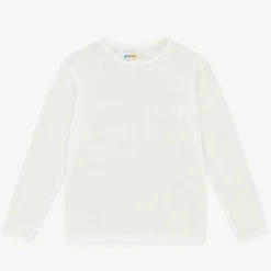 Ivory Thermal Wool & Silk Top
