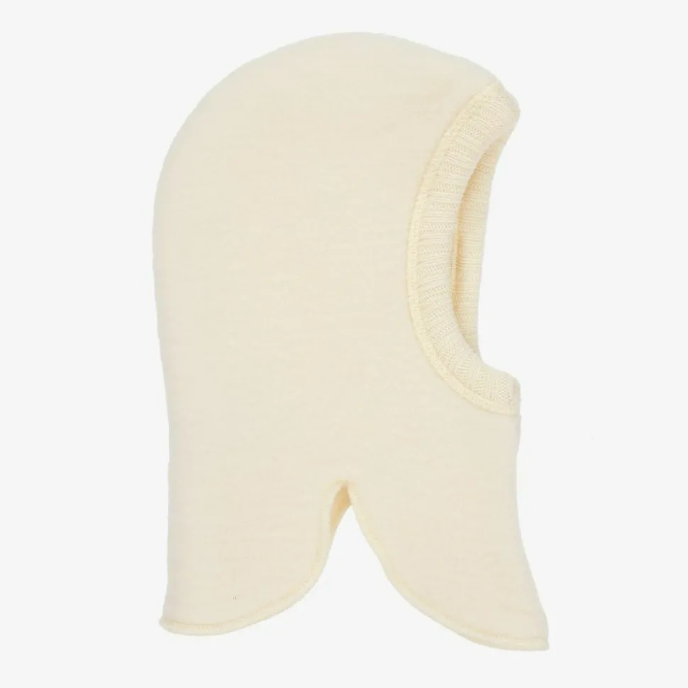 Ivory Thermal Wool Balaclava