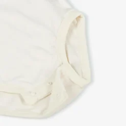 Ivory Velour Baby Trouser Set