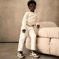 Junior Boys Black & Beige Socks (3 Pack)