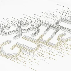 Junior Girls White Cotton Diamanté T-Shirt