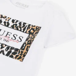 Junior Girls White Cotton T-Shirt