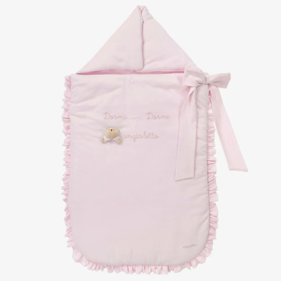 Light Pink Cotton Jersey Baby Nest (80cm)