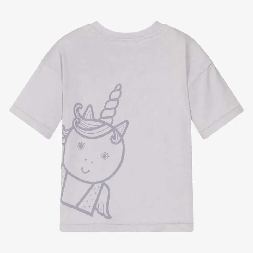 Lilac Unicorn Organic Cotton T-Shirt