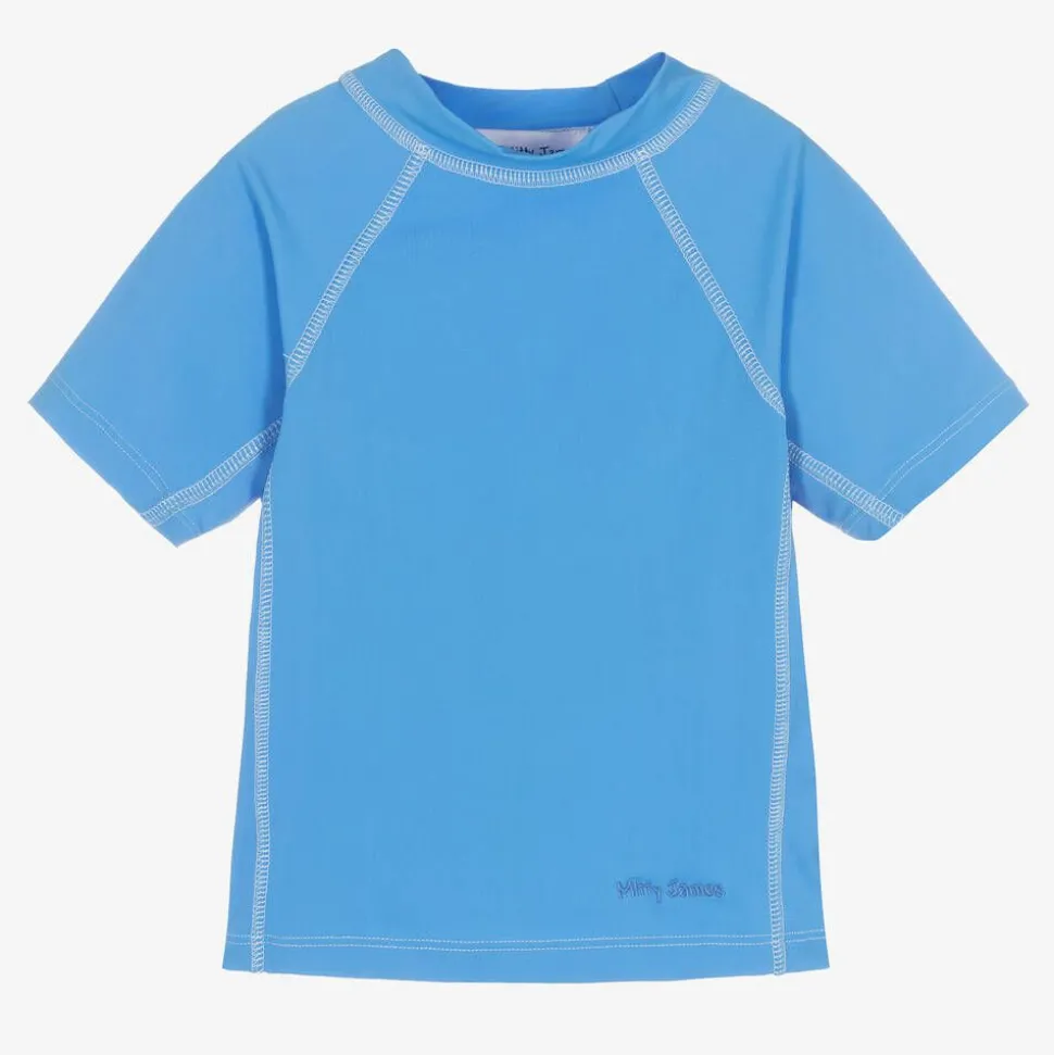 Mid-Blue Swim T-Shirt (UPF 50+)
