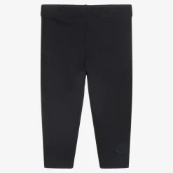 Navy Blue Cotton Leggings