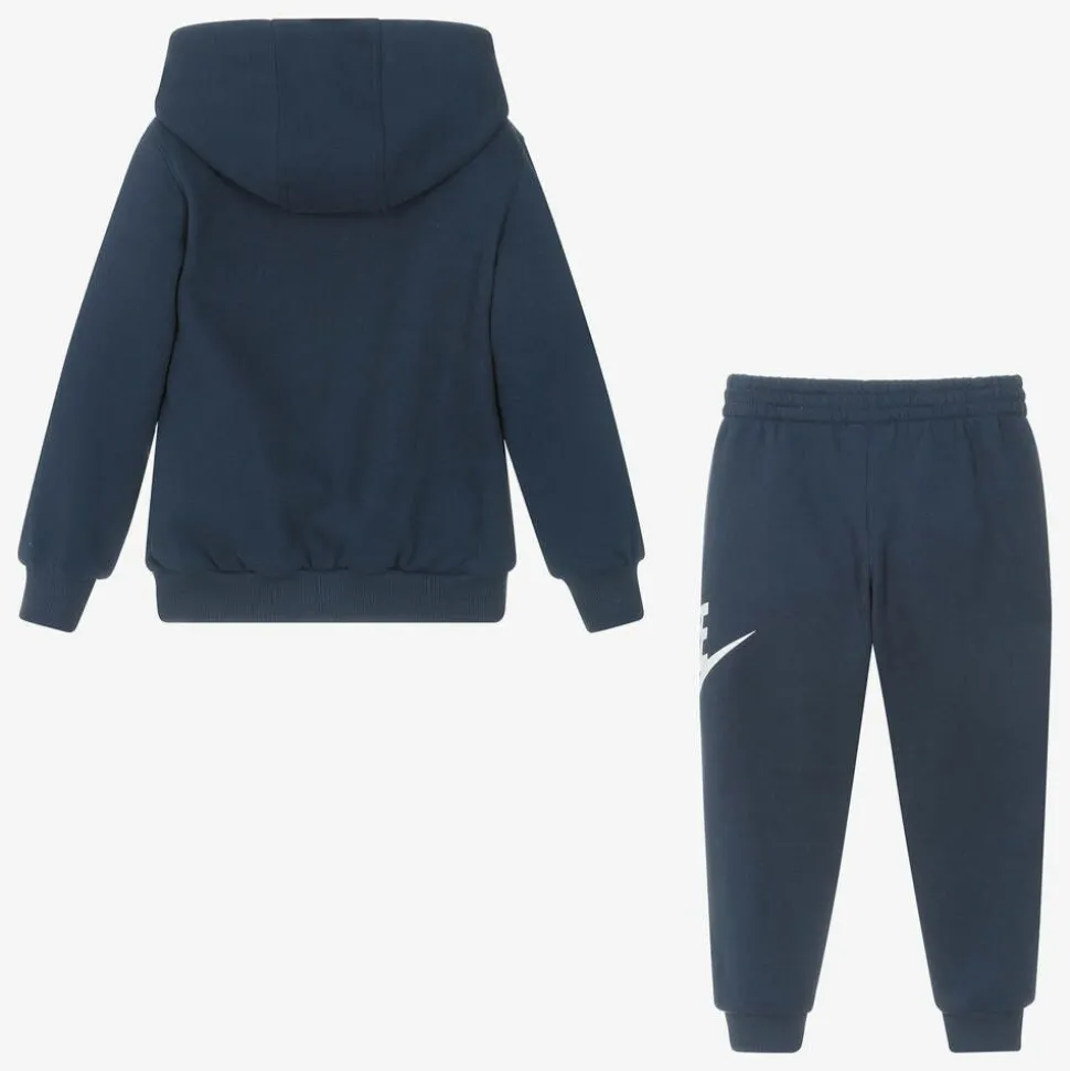 Navy Blue Cotton Tracksuit