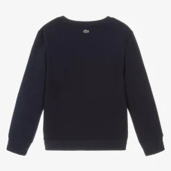 Navy Blue Cotton Varsity Sweatshirt