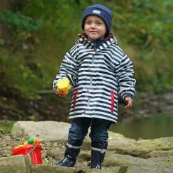 Navy Blue Fire Truck Rain Boots