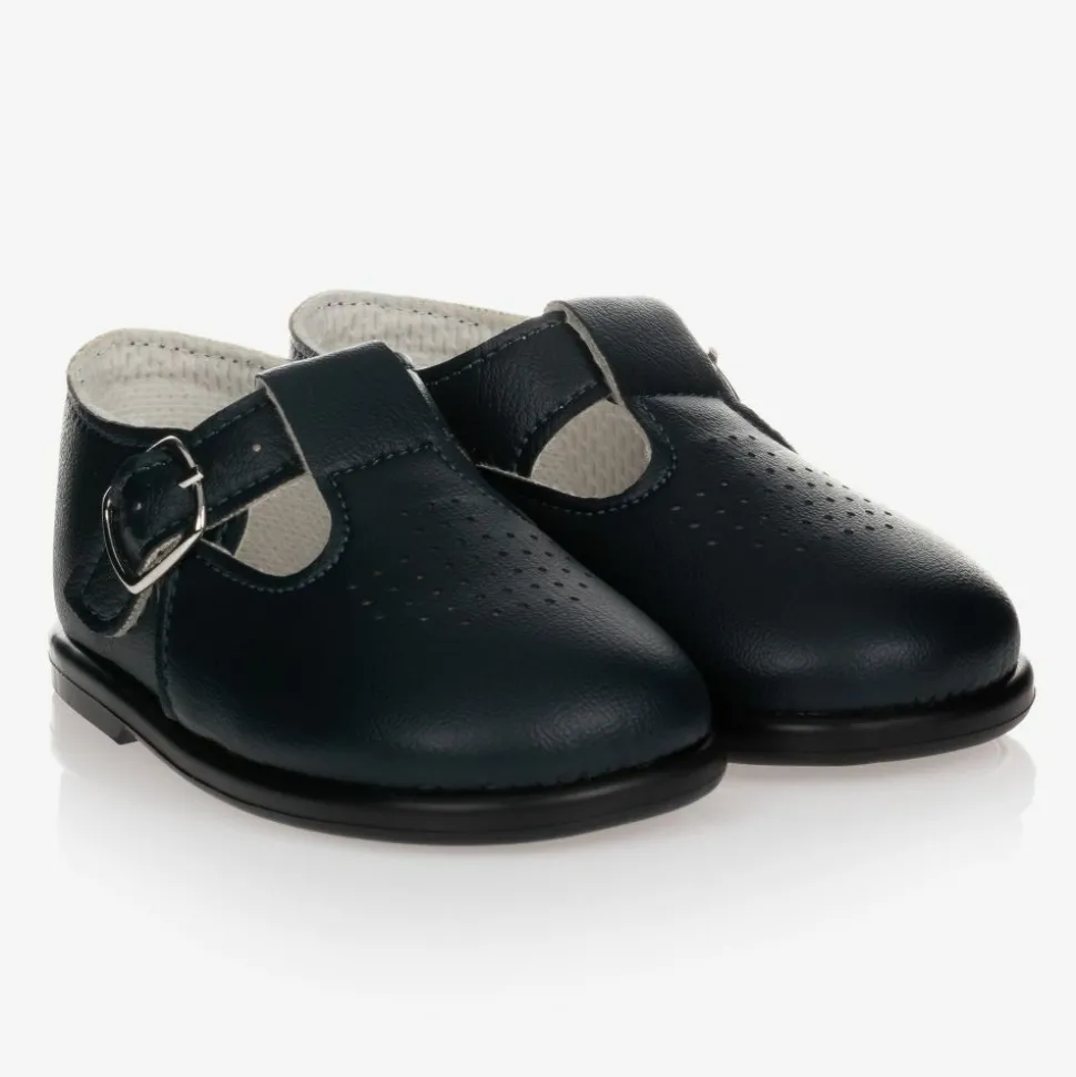 Navy Blue First Walker Shoes