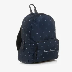 Navy Blue Flags Canvas Backpack (40cm)
