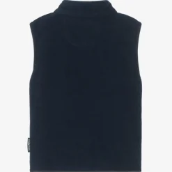Navy Blue Fleece Gilet