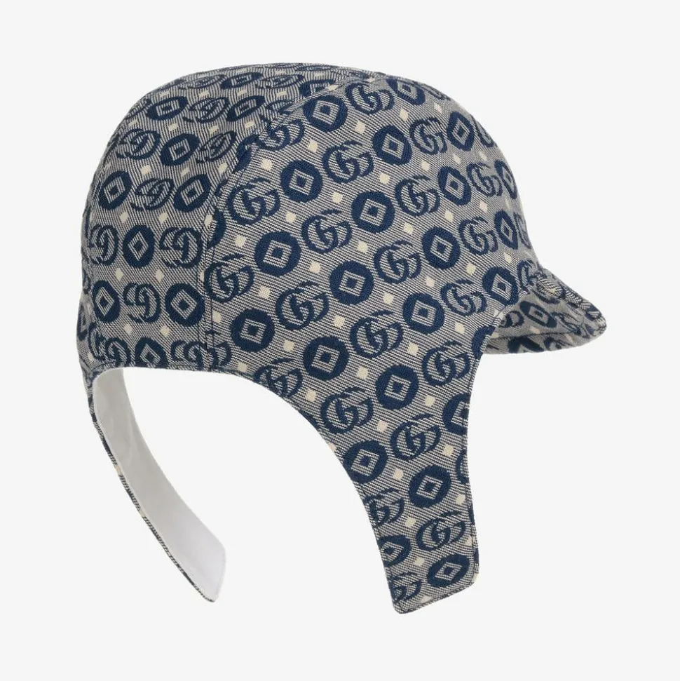 Navy Blue Logo Baby Hat