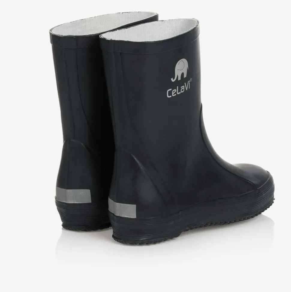 Navy Blue Rain Boots