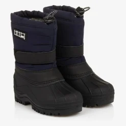 Navy Blue Snow Boots