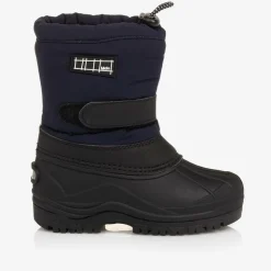 Navy Blue Snow Boots