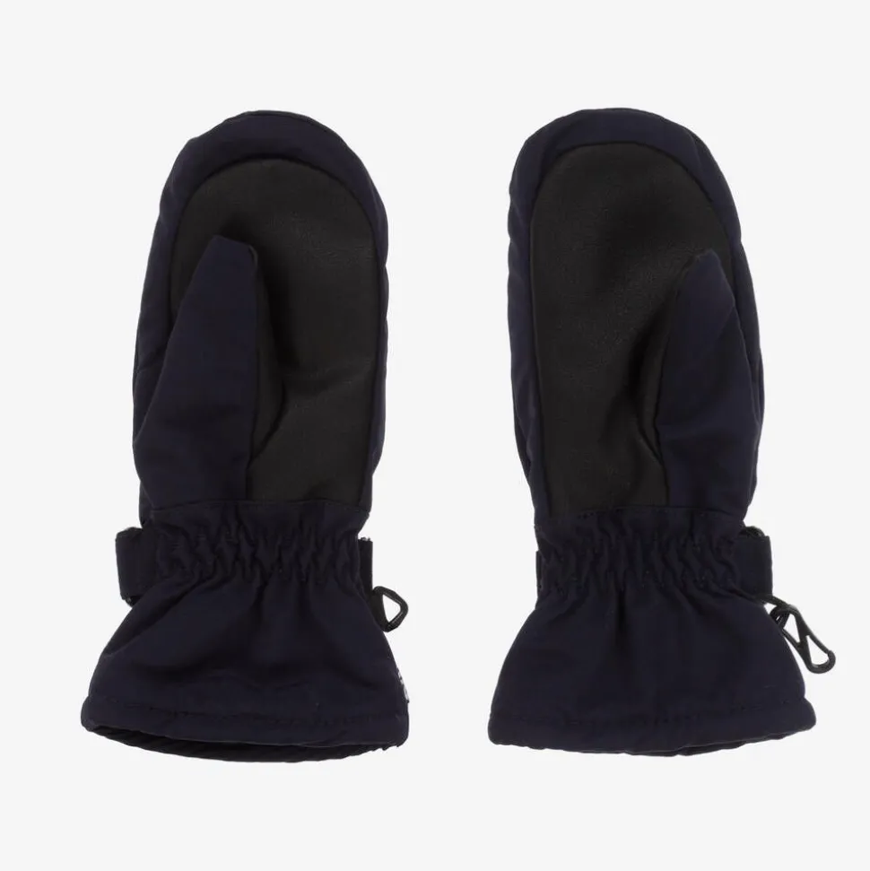 Navy Blue Star Insulated Mittens