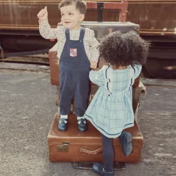 Navy Blue T-Bar Shoes