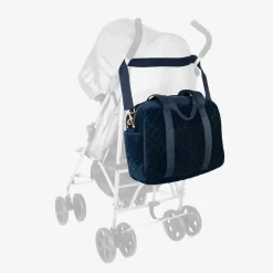 Navy Blue Velvet Changing Bag (45cm)