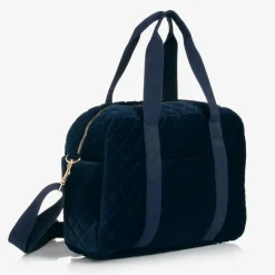 Navy Blue Velvet Changing Bag (45cm)