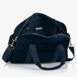 Navy Blue Velvet Changing Bag (45cm)