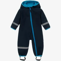 Navy Fleece-Lined Rain Suit