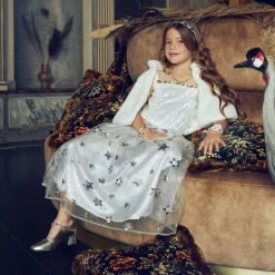 Off-White Faux Fur Cape