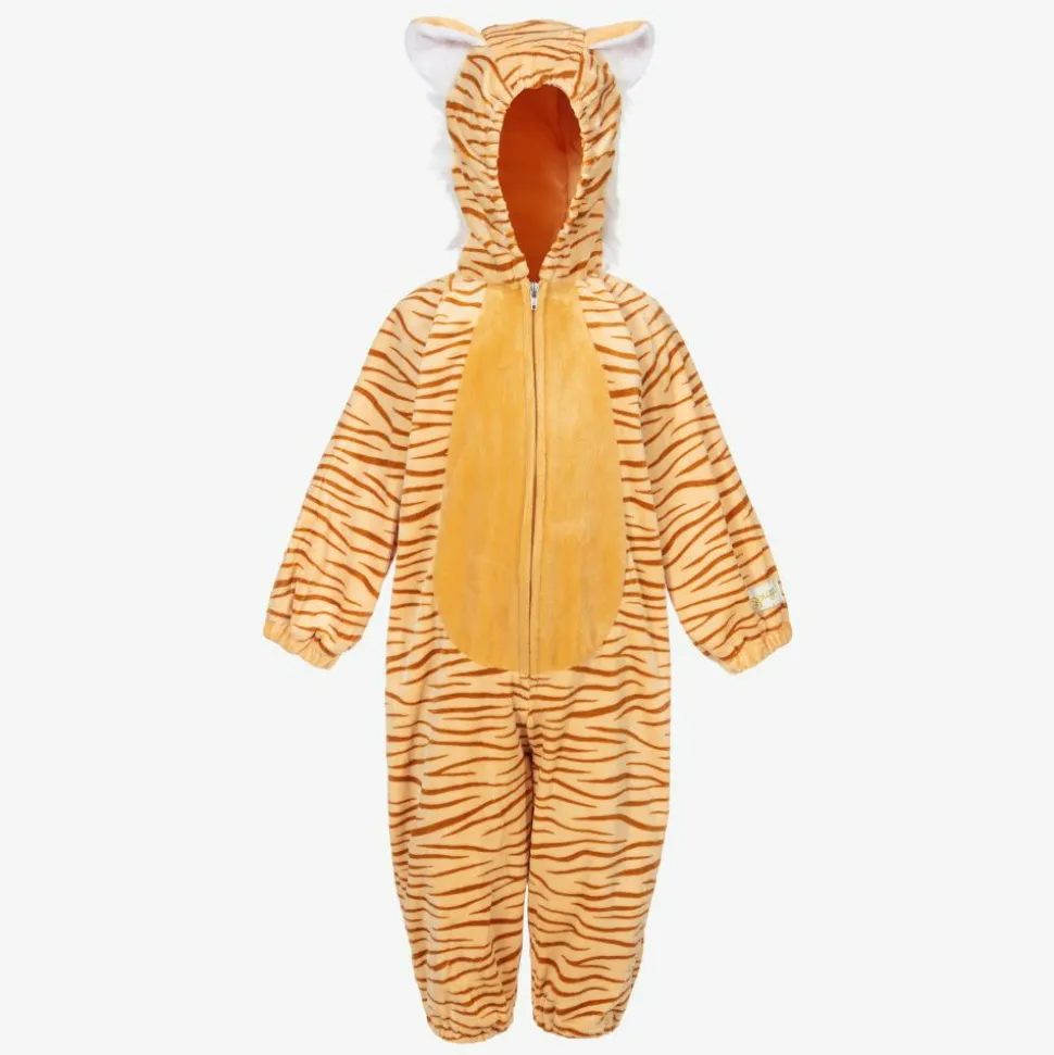 Orange Striped Tiger Costume