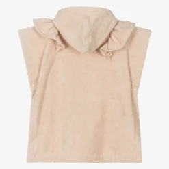 Pale Pink Hooded Cotton Poncho Towel