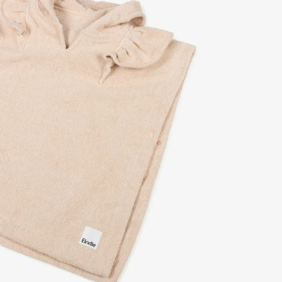 Pale Pink Hooded Cotton Poncho Towel